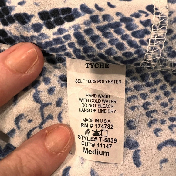 Tyche snakeskin halter top - Picture 5 of 7